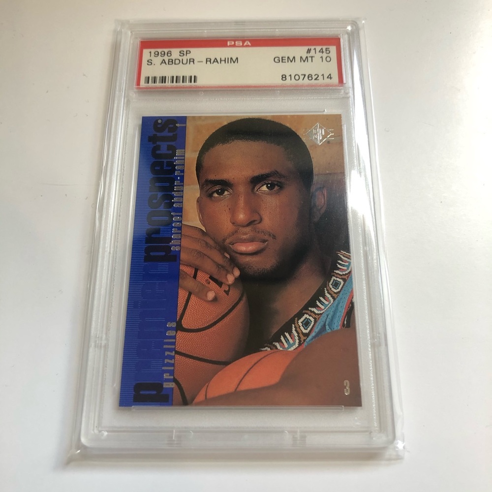 1996 Upper Deck Shareef About-Rahim Rookie Card